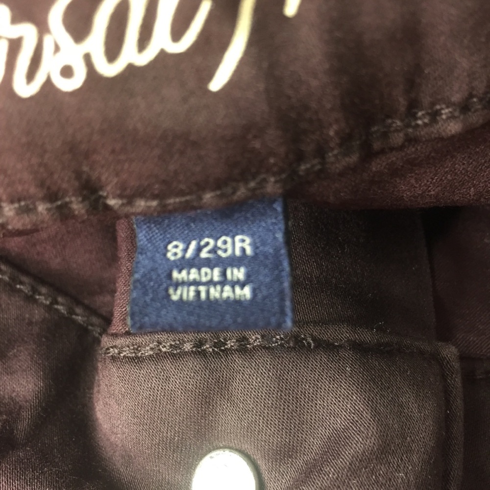 NWT Universal Thread High Rise Jegging Burgundy 8 - Picture 8 of 13